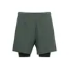Pantalones Cortos Deportivos para Hombre de Tallas Grandes Transfronterizos, Pantalones Cortos de Doble Capa para Entrenamiento de Baloncesto, Pantalones Cortos Anti-Reflejantes de Secado Rápido para Deportes al Aire Libre