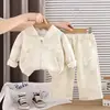 Conjunto de Ropa de Otoño para Niñas 2026 Nuevo Estilo Conjunto de Primavera Otoño para Bebés y Niños Conjunto de Dos Piezas con Sudadera y Mangas Largas para Bebé Niña Venta al por Mayor