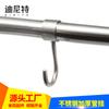 Gancho a prueba de viento de tubo redondo Dinit gancho de carcasa de acero inoxidable tendedero tubo de secado fijo gancho de posicionamiento antideslizante venta al por mayor