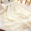 Manta infantil transfronteiriça de comércio exterior, manta wrap de crepe de dupla camada, algodão puro, macia com franjas, capa para carrinho de bebê, manta para bebê