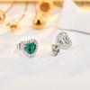 Pendientes de Corazón de las Doce Constelaciones Aguja de Plata de Ley S925 Joyería para Perforación de Oreja Aleación de Titanio en Stock Transfronterizo
