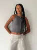 Colete Outer Feminino Europeu e Americano High-end Y2K Novo Transfronteiriço Primavera e Verão Emagrecedor LooK com Top bm Sexy de Desejo Puro