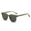 Gafas de Sol Polarizadas de Montura Cuadrada Tr a la Moda Personalizadas para Mujer Pin de Gorra 8616 Gafas Ins Retro de Gama Alta para Hombre