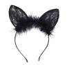 Renda Coelho Orelha Headband Plush Velvet Cabelo Acessórios cosplay Internet Celebrant Mesmo Estilo Natal Headband Sinterest Underwear para Mulheres