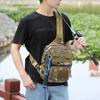 Nueva bolsa de hombro, bolsa de almacenamiento multifuncional, mochila de hombro para deportes al aire libre, mochila táctica de camuflaje, bolsa de pecho multifuncional