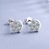 Pendientes de luna y estrella de plata esterlina S925, joyería sencilla con temperamento nuevo para estudiantes, pendientes de diamantes de estilo coreano muy vendidos al por mayor