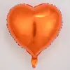Globos con Forma de Corazón de 18 pulgadas Color Sólido Liso Globos de Corazón de Papel de Aluminio Decoración y Globos para Actividades de Liberación del Día de San Valentín