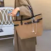 Bolso Tote Estilo Nuevo Bolso de Hombro Único Casual Moda Simple Transfronterizo Estilo Europeo y Americano Bolso de Mano para Mujer Otoño e Invierno Gran Capacidad Versátil