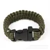 Directo del fabricante: Cuerda de mano de siete hilos, silbato de supervivencia paracord trenzado pulsera para deportes al aire libre