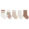 Calcetines para bebé con lazos estilo coreano, calcetines antibacterianos de media pantorrilla para niños mayores, calcetines de encaje sin costuras de ajuste holgado, calcetines de algodón de princesa para niñas