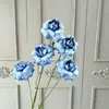 5 Rosas de Burbuja Artificiales para Decoración de Bodas, Montaje de Escenario para Fiestas de Cumpleaños, Arreglo Floral, Flores de Rosa Artificiales, Paisajismo con Flores Falsas