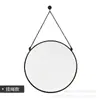 Espejo de baño de forma especial Decoración de pared Espejo colgante Inodoro Baño Lámpara frontal Lavabo Espejo de baño sin perforaciones