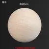 Pelota redonda bola de madera bola de madera semiredonda muebles hechos a mano adornos artículos de exhibición pelota redonda pasamanos de escalera de centro comercial camino de piso de madera maciza