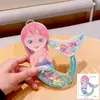 Set de dibujos animados para niños con cuentas, collar de niña, pulsera, rompecabezas, material para joyería DIY hecho a mano, bolsa, juguete, caja de regalo