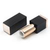 Moda marca cosméticos fivela magnética batom tubo pequeno tubo preto batom recipiente quadrado batom material de embalagem tubo magnético