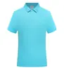 Camisa Polo Verde Glacial com Lapela Uniforme de Classe Manga Curta Logo Impresso Publicidade Corporativa Camisa Cultural Camiseta Roupa de Trabalho Uniforme de Grupo Verão