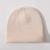 Gorro de Punto Cálido Nuevo para Otoño e Invierno Gorro de Lana Mezclada con Cachemira Circunferencia de Cabeza Grande Versátil Protección para los Oídos Gorro para el Frío Venta Directa de Fábrica