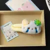 Lindo Pinza para el Cabello de Peluche Gato Kt Rojo Vino Dulce Corazón de Niña Pinza Bb Dibujo Animado Versátil Pinza para Flequillo Ins Pinza Popular