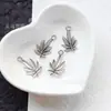 Colgante de espiga de trigo recortada de 23x13.5 mm, aleación vintage, accesorio para manualidades, collar, llavero, accesorio para joyería, venta al por mayor