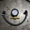 Venta Directa de Fábrica Manómetro de Presión de Combustible para Coche, Probador de Presión de Gasolina de Doble Conector, Herramienta de Medición Rápida de Presión para Reparación de Automóviles