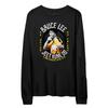Bruce Lee Retro Kung Fu Nunchaku Jeet Kune Kune Do Boxeo Retro Clásico Calle Americana Camiseta de Manga Larga para Hombre