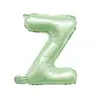 Balões de folha verdes oliva tamanho 16 polegadas versão americana com letras em inglês A-Z para decoração criativa de casamento e aniversário