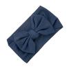 Faixa de cabelo larga com laço nova para crianças, faixa de cabelo elástica de malha de algodão para bebê, tiara de cabeça halogen door