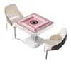 Nuevo Modelo de Máquina de Mahjong, Totalmente Automática, Doble Propósito para Mesa de Comedor en Casa, Mesa de Mahjong Plegable, Máquina Inteligente Silenciosa para Cuatro Jugadores con Calefacción Eléctrica