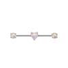 Pendientes Aobao transfronterizos de Europa y Estados Unidos de Gaibei, pendientes en forma de corazón, pendientes de acero inoxidable, pendientes de 1,6 x 38, fabricantes de pendientes en stock