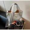 Bolsos Moda Bolso de Mano con Patrón de Lichi 2024 Nuevo Bolso de Hombro Simple y Fresco Bolso para Dropshipping Transfronterizo