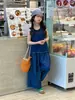 Top para Niñas Hua Yu Xun Verano 2026 Nuevo Conjunto Genuino de Dos Piezas Diseño en Capas Estilo Dulce Fresco Femenino