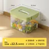 Caja de Almacenamiento Doméstica de Gran Capacidad, Contenedor de Plástico Engrosado para Escritorio de Sala de Estar, Caja Organizadora de Juguetes
