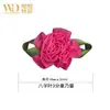 Fábrica de Fitas Folha em Oito 3D Decoração Floral Feita à Mão Fita de Cetim de Poliéster Fita de Organza Decoração de Folha Fita Floral