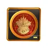 Ouro Puro 999 Novo Mais Vendido Estilo Chinês Quadrado Redondo Prato Bacia do Tesouro Display de Mesa Embalagem de Presente de Alto Padrão Personalizado Atacado