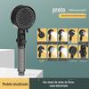 Chuveiro Filtrado Pressurizado Torneira de Banho Aquecedor de Água para Banho Purificação de Água Conjunto de Banho para Casa Beleza Cuidados com a Pele com Aumento de Pressão