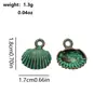 Serie Oceánica Joyería DIY Aleación Galvanizada Delfín y Varios Peces Colgantes Pendientes Verdes Materiales para Collares Accesorios