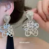 Pendientes de Botón Geométricos Irregulares Exagerados de Metal con Superficie Brillante, Estilo Nuevo 2026, Pendientes de Personalidad, Sentido del Diseño, Adornos para Orejas