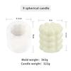 Molde de Silicona Transfronterizo Bola Mágica Vela Bola Multicapa Cubo de Rubik Vela de Aromaterapia Fabricante Europeo de Velas DIY Stock Listo
