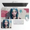 Jinx Alfombrilla de Ratón Extra Grande para Niños Gaming E-Sports Pad de Escritorio Animación Bidimensional League of Legends Hogar