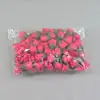 Flores Artificiais de 4cm Cabeças de Flores de Rosa Pequenas Coreanas Pétalas Acessórios de Casamento Feitos à Mão Fonte de Fábrica Atacado