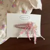 Pasador de Flor de Flor de Borla Hecho a Mano Estilo Coreano, Pinza Fresca de Mariposa para Flequillo, Accesorio para el Cabello de Chica Dulce para el Lado