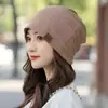 Gorro de punto Sf Gorro de invierno Moderno Versátil Holgado Gorro tipo Beanie Invierno para mujer Estilo perezoso Informal Gorro de punto Unisex