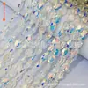 Boutique cuentas planas color blanco AB alta imitación cuentas de sandía austriacas cuentas sueltas de cristal material para joyería diy cuentas de discoteca lote