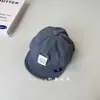 Gorro suave de algodón y lino para bebé, gorra fina tipo visera para primavera-verano con visera suave, protección solar para niños y niñas