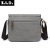 Bolsa de Lona Bolso de Hombro para Hombre Exterior Casual Portátil Bandolera Estilo Coreano Bolso de Moda Bolso de Estudiante