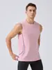 Chaleco Deportivo Transfronterizo Verano Europeo y Americano Delgado de Secado Rápido para Hombre Correr Fitness Sin Mangas Camiseta Transpirable