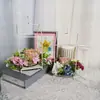 Nuevo Candelabro Escandinavo para el Día de San Valentín de Temu Adornos de Decoración de Boda de Hierro Taza de Vela de Flor Simulada Se Puede Enviar Transfronterizo