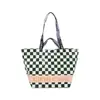 Bolsa Tote de Ombro Fashionável Reciclável de Grande Capacidade Bolsa de Compras Tecida de PP Laminado