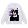 Camiseta lavada preta desgastada com estampa de personagem, corte solto, plus size, tecido pesado, top de verão anime, comércio exterior