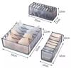 Caja de malla para guardar ropa interior, cajón de celosía para dormitorio, caja plegable para guardar calcetines, camisetas y vaqueros.